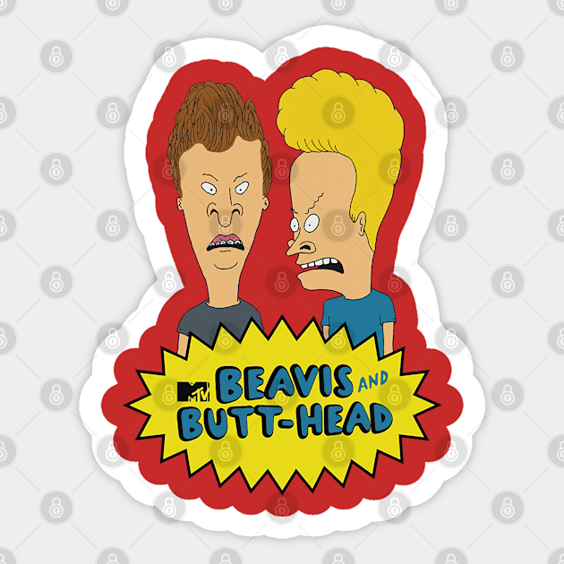 Art & Collectibles Beavis & Butthead Cornholio Sticker Drawing